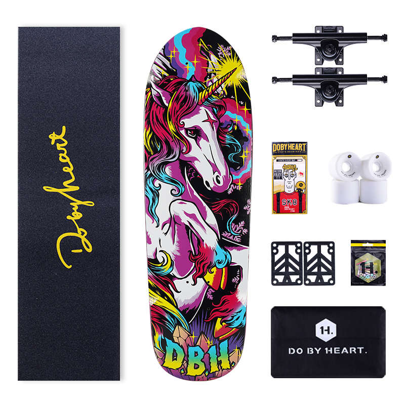 F1 FISHBOARD - UNICORN COLOR (WHITE WHEEL)